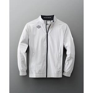 RUDIS Mens Wrestling Training Jacket Grey Black Full Zip Windbreaker MD‎ New